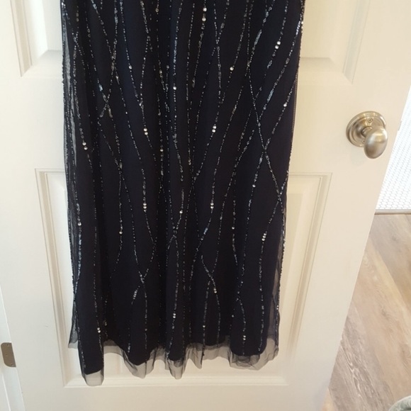 Adrianna Papell x BHLDN Beaded Blue Brooklyn Dress - Picture 3 of 5
